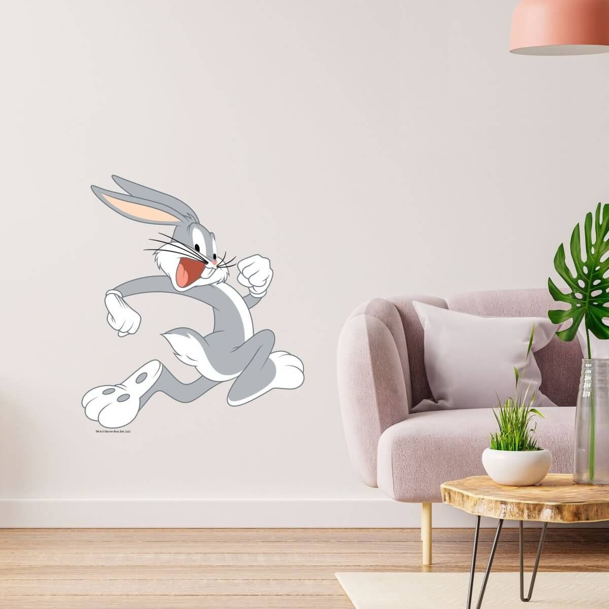 Kismet Decals Looney Tunes Bugs Bunny Escape Licensed Wall Sticker - Easy DIY Home & Kids Room Decor Wall Decal Art - Kismet Decals