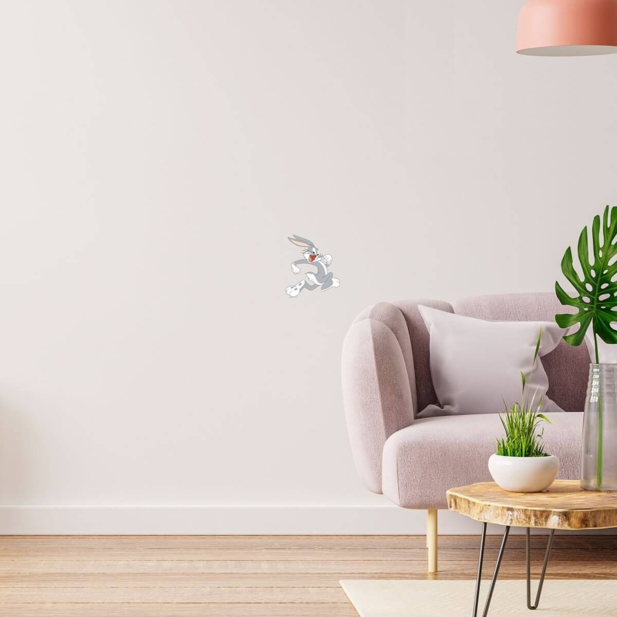 Kismet Decals Looney Tunes Bugs Bunny Escape Licensed Wall Sticker - Easy DIY Home & Kids Room Decor Wall Decal Art - Kismet Decals