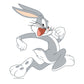 Kismet Decals Looney Tunes Bugs Bunny Escape Licensed Wall Sticker - Easy DIY Home & Kids Room Decor Wall Decal Art - Kismet Decals