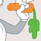 Kismet Decals Looney Tunes Bugs "What's Up Doc?" Licensed Wall Sticker - Easy DIY Home & Kids Room Decor Wall Decal Art - Kismet Decals