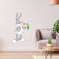 Kismet Decals Looney Tunes Bugs "What's Up Doc?" Licensed Wall Sticker - Easy DIY Home & Kids Room Decor Wall Decal Art - Kismet Decals