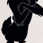 Kismet Decals Looney Tunes Daffy Duck in Thought Licensed Wall Sticker - Easy DIY Home & Kids Room Decor Wall Decal Art - Kismet Decals
