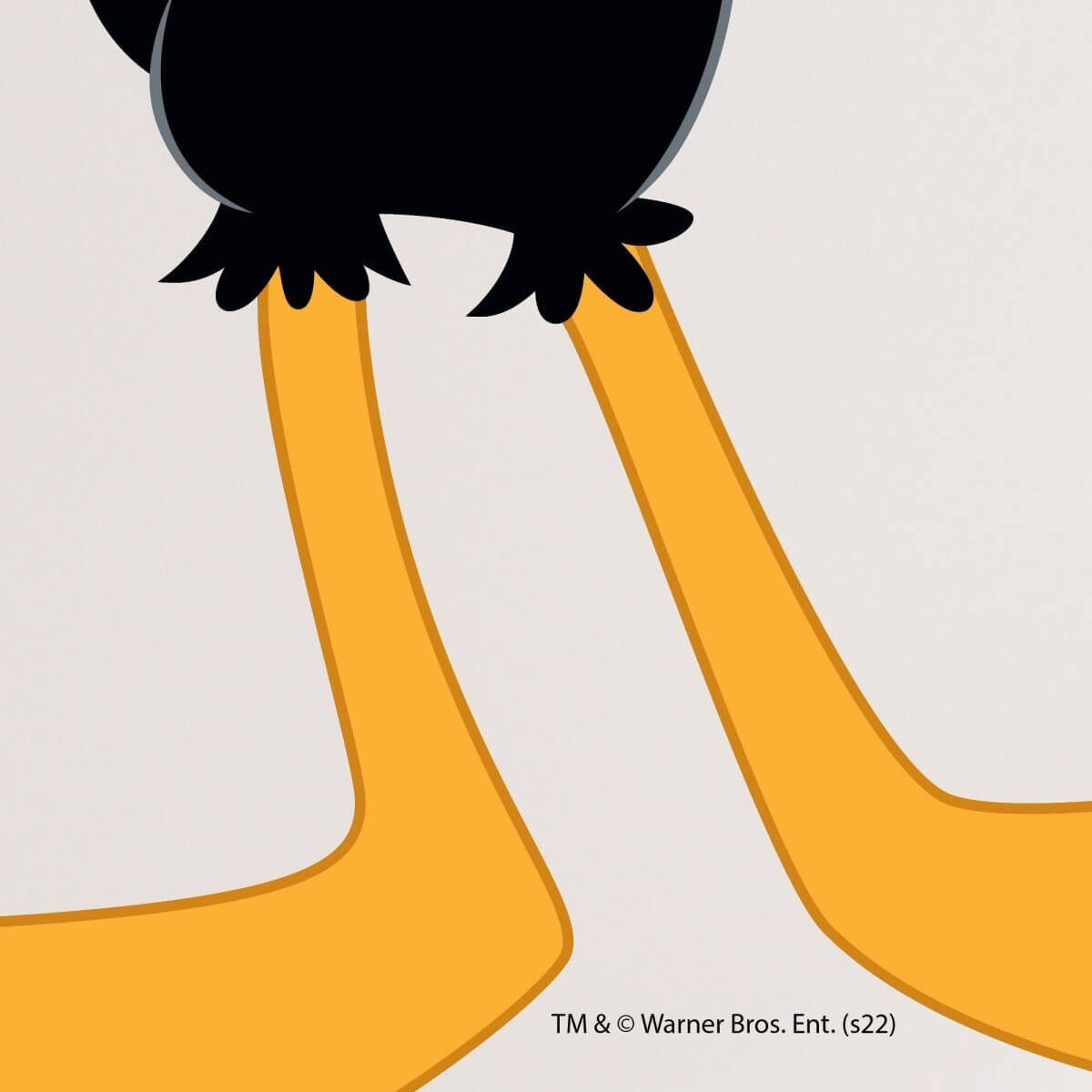 Kismet Decals Looney Tunes Daffy Duck in Thought Licensed Wall Sticker - Easy DIY Home & Kids Room Decor Wall Decal Art - Kismet Decals