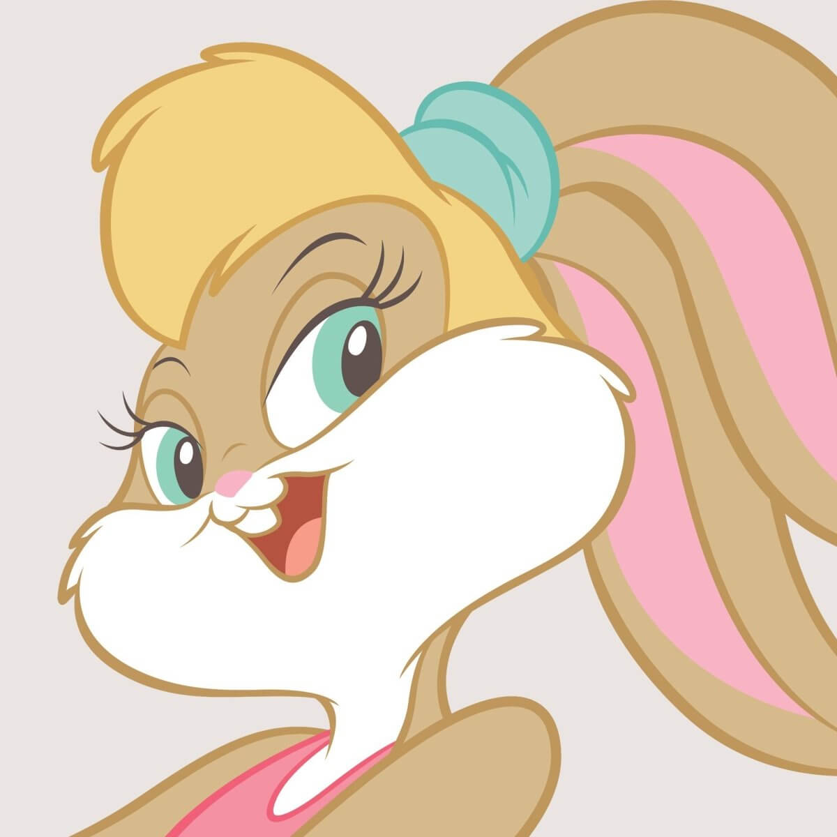 Kismet Decals Looney Tunes Lola Bunny Pose Licensed Wall Sticker - Easy DIY Home & Kids Room Decor Wall Decal Art - Kismet Decals