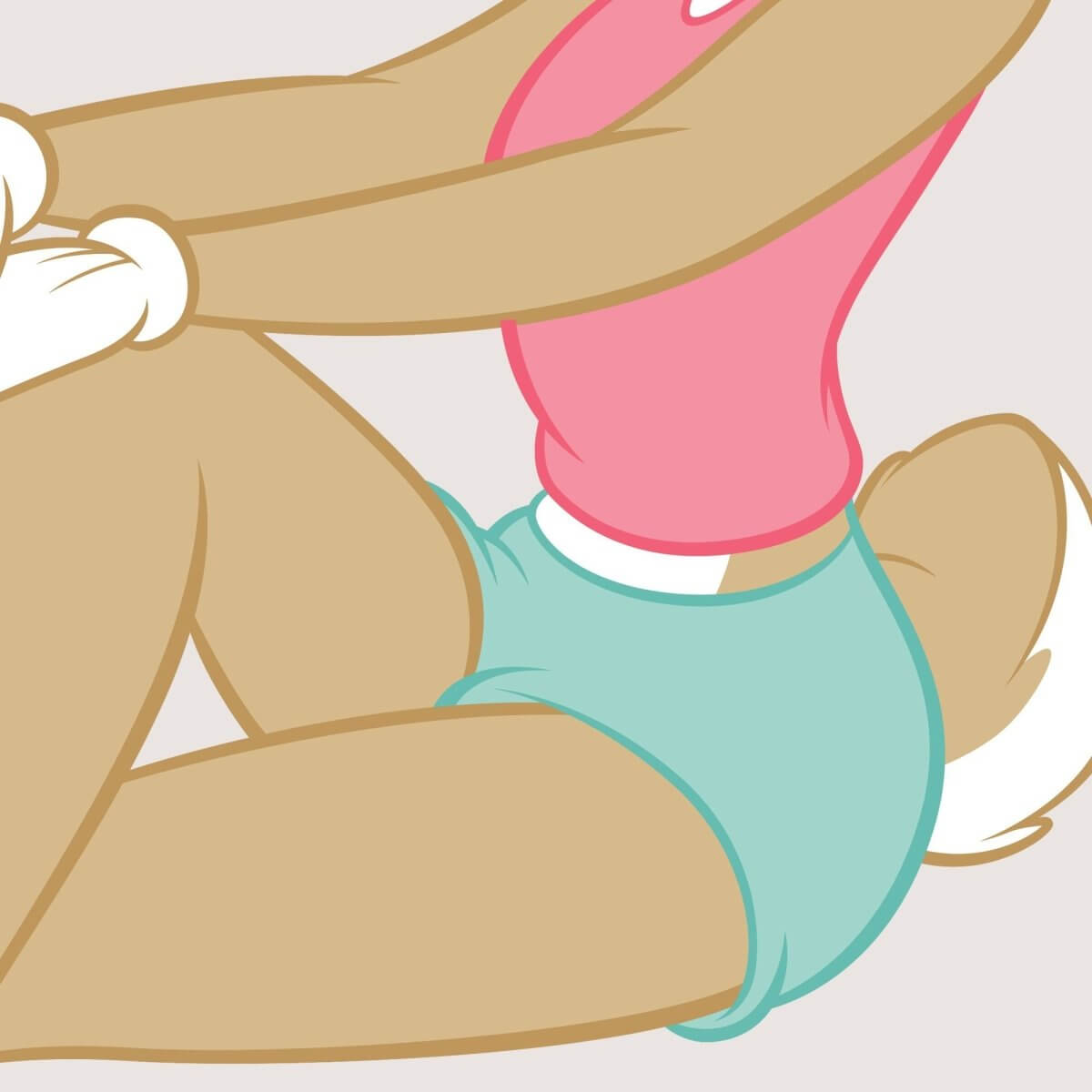 Kismet Decals Looney Tunes Lola Bunny Pose Licensed Wall Sticker - Easy DIY Home & Kids Room Decor Wall Decal Art - Kismet Decals