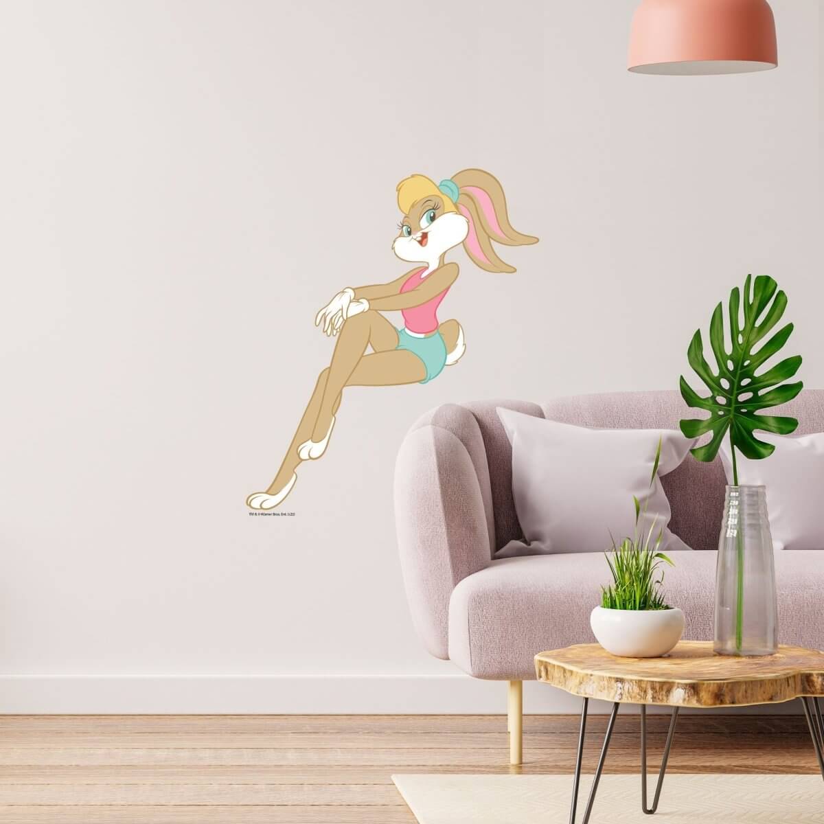Kismet Decals Looney Tunes Lola Bunny Pose Licensed Wall Sticker - Easy DIY Home & Kids Room Decor Wall Decal Art - Kismet Decals