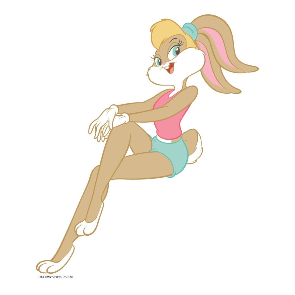 Kismet Decals Looney Tunes Lola Bunny Pose Licensed Wall Sticker - Easy DIY Home & Kids Room Decor Wall Decal Art - Kismet Decals