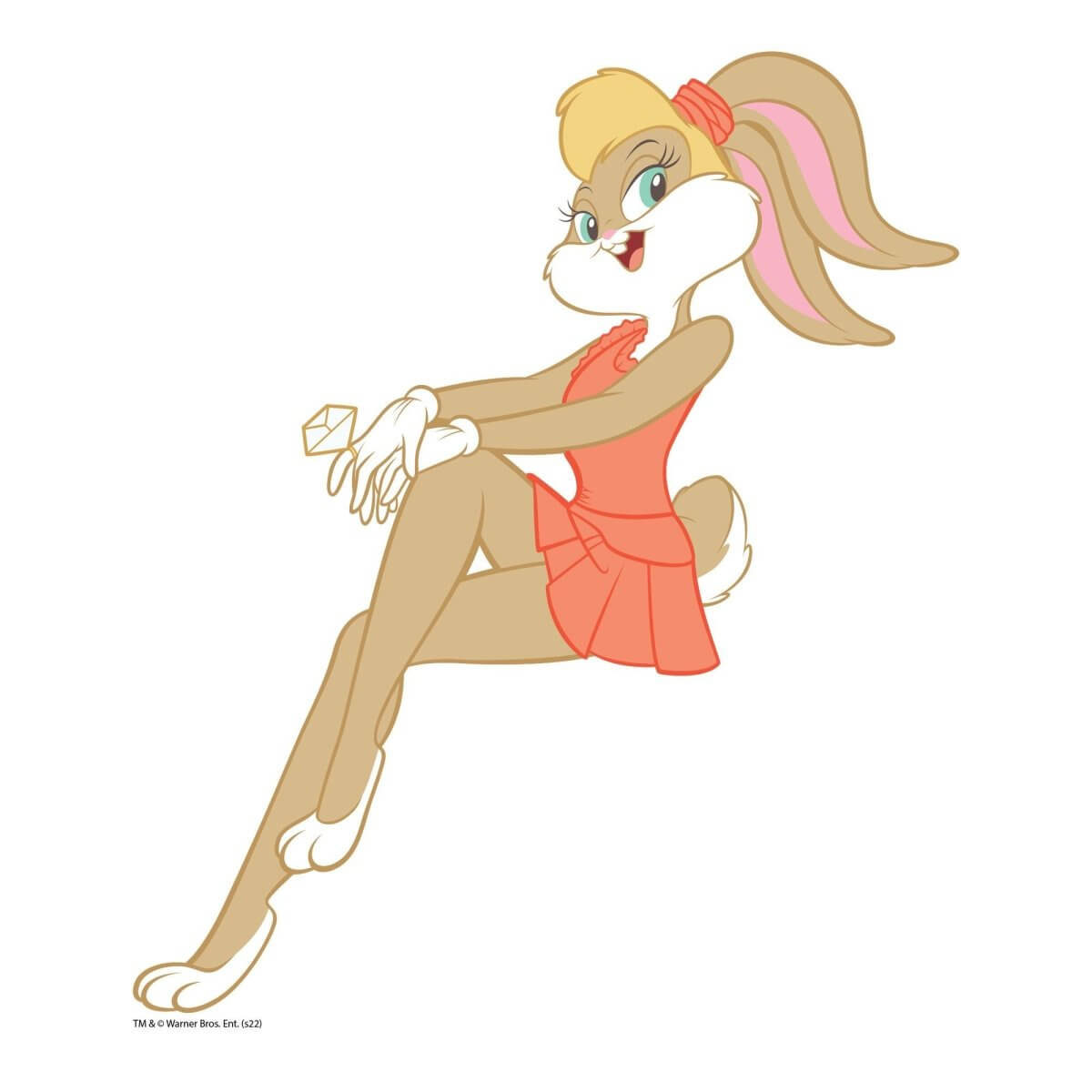 Kismet Decals Looney Tunes Lola Bunny Pretty Pose Licensed Wall Sticker - Easy DIY Home & Kids Room Decor Wall Decal Art - Kismet Decals