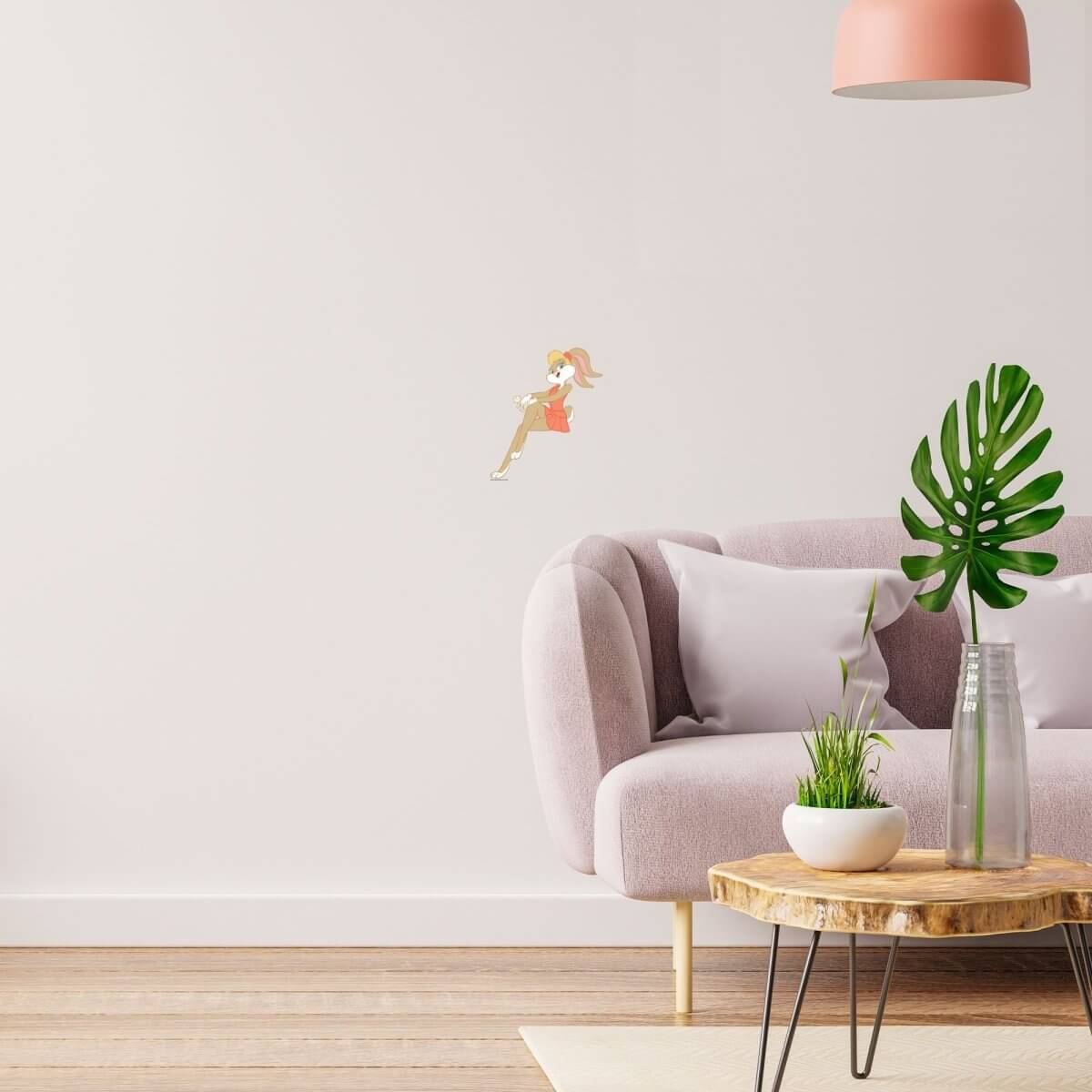 Kismet Decals Looney Tunes Lola Bunny Pretty Pose Licensed Wall Sticker - Easy DIY Home & Kids Room Decor Wall Decal Art - Kismet Decals