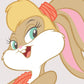 Kismet Decals Looney Tunes Lola Bunny Pretty Pose Licensed Wall Sticker - Easy DIY Home & Kids Room Decor Wall Decal Art - Kismet Decals