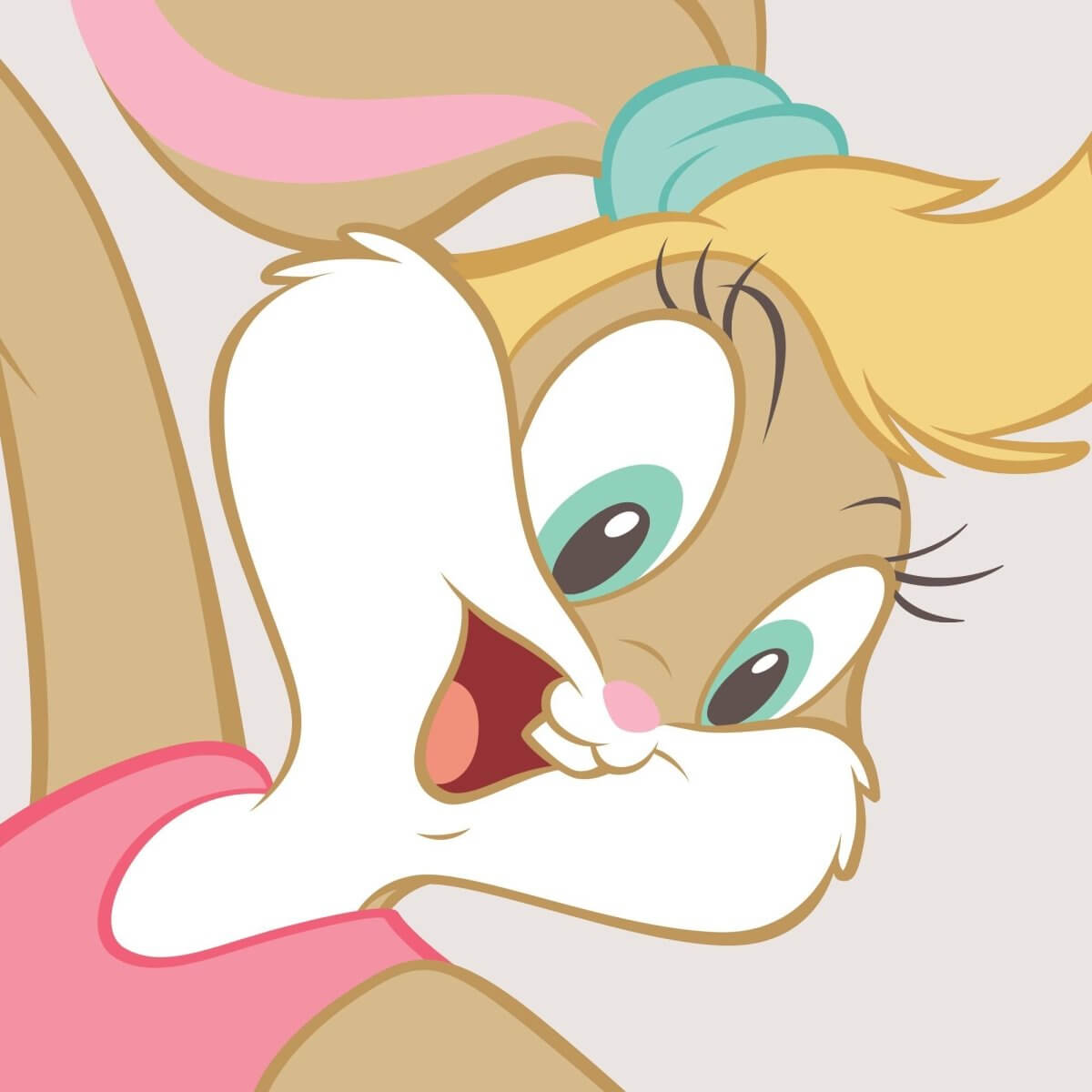 Kismet Decals Looney Tunes Lola Bunny Skates Licensed Wall Sticker - Easy DIY Home & Kids Room Decor Wall Decal Art - Kismet Decals