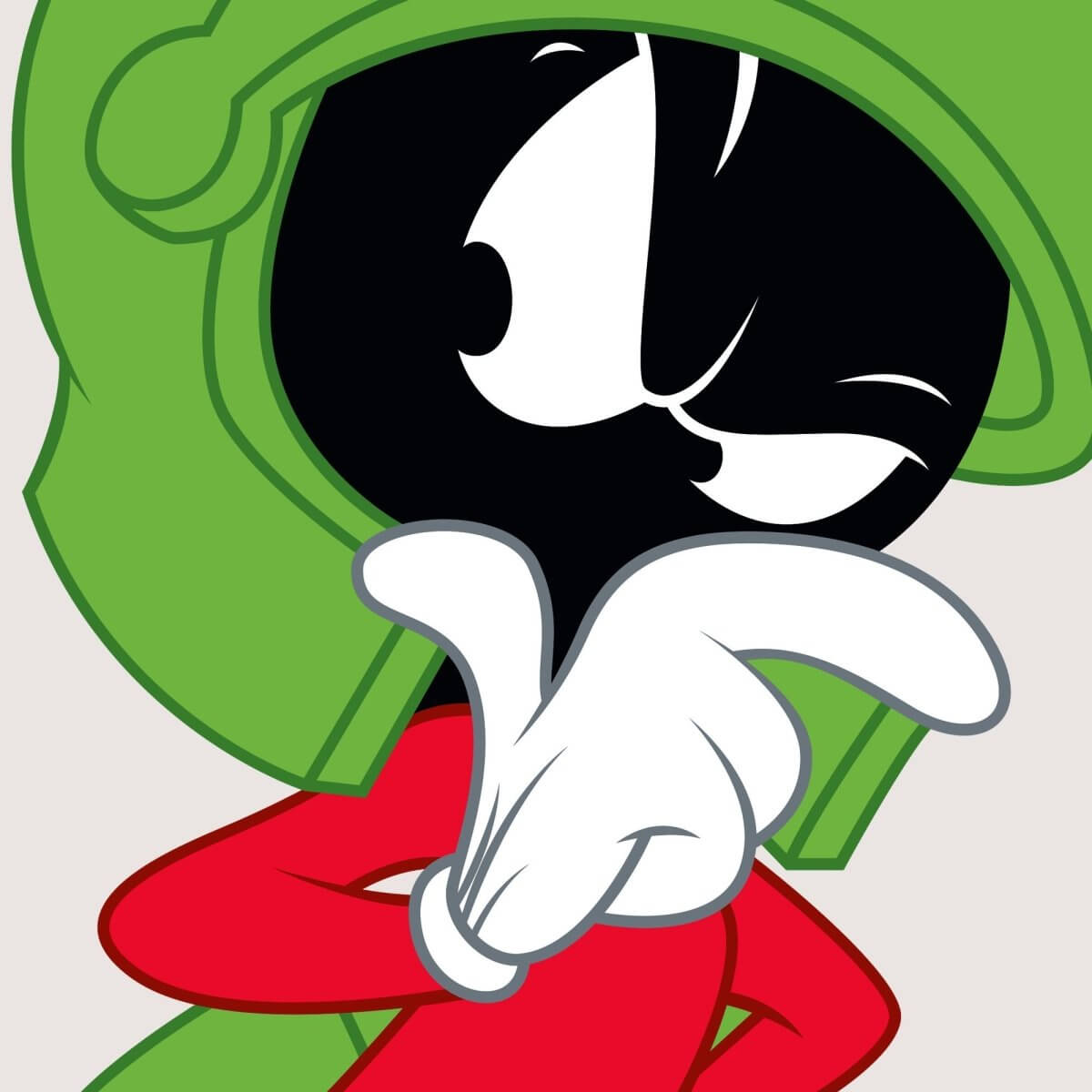 Kismet Decals Looney Tunes Marvin in Thought Licensed Wall Sticker - Easy DIY Home & Kids Room Decor Wall Decal Art - Kismet Decals