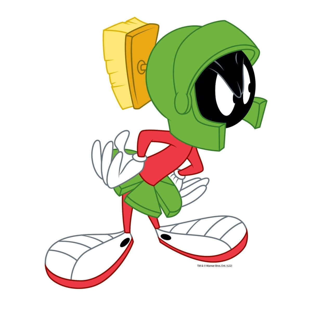 Kismet Decals Looney Tunes Marvin the Martian Licensed Wall Sticker - Easy DIY Home & Kids Room Decor Wall Decal Art - Kismet Decals