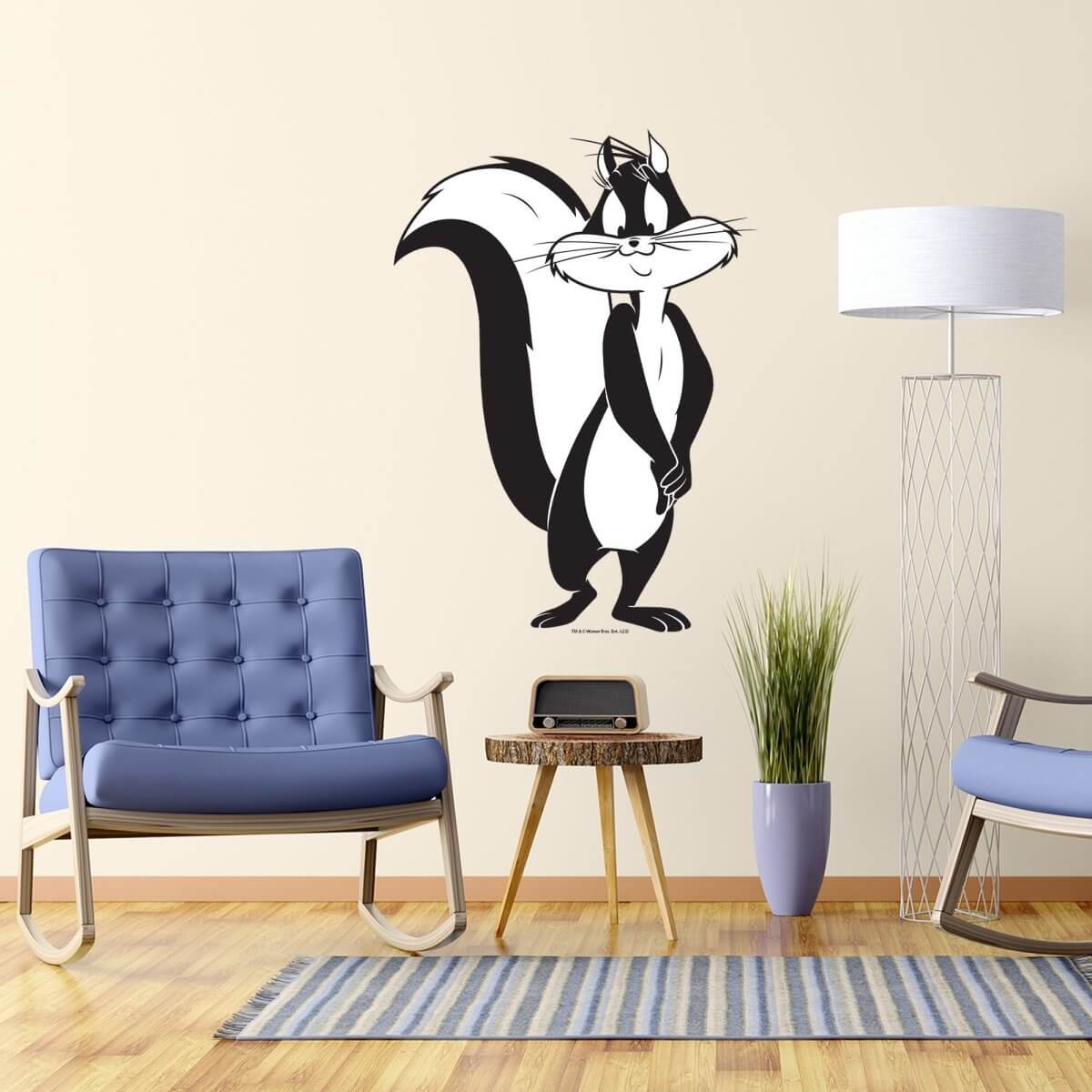 Kismet Decals Looney Tunes Penelope Pussycat Licensed Wall Sticker - Easy DIY Home & Kids Room Decor Wall Decal Art - Kismet Decals