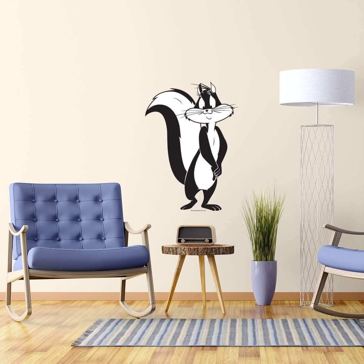 Kismet Decals Looney Tunes Penelope Pussycat Licensed Wall Sticker - Easy DIY Home & Kids Room Decor Wall Decal Art - Kismet Decals
