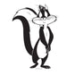 Kismet Decals Looney Tunes Penelope Pussycat Licensed Wall Sticker - Easy DIY Home & Kids Room Decor Wall Decal Art - Kismet Decals
