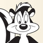 Kismet Decals Looney Tunes Pepe Le Pew Licensed Wall Sticker - Easy DIY Home & Kids Room Decor Wall Decal Art - Kismet Decals