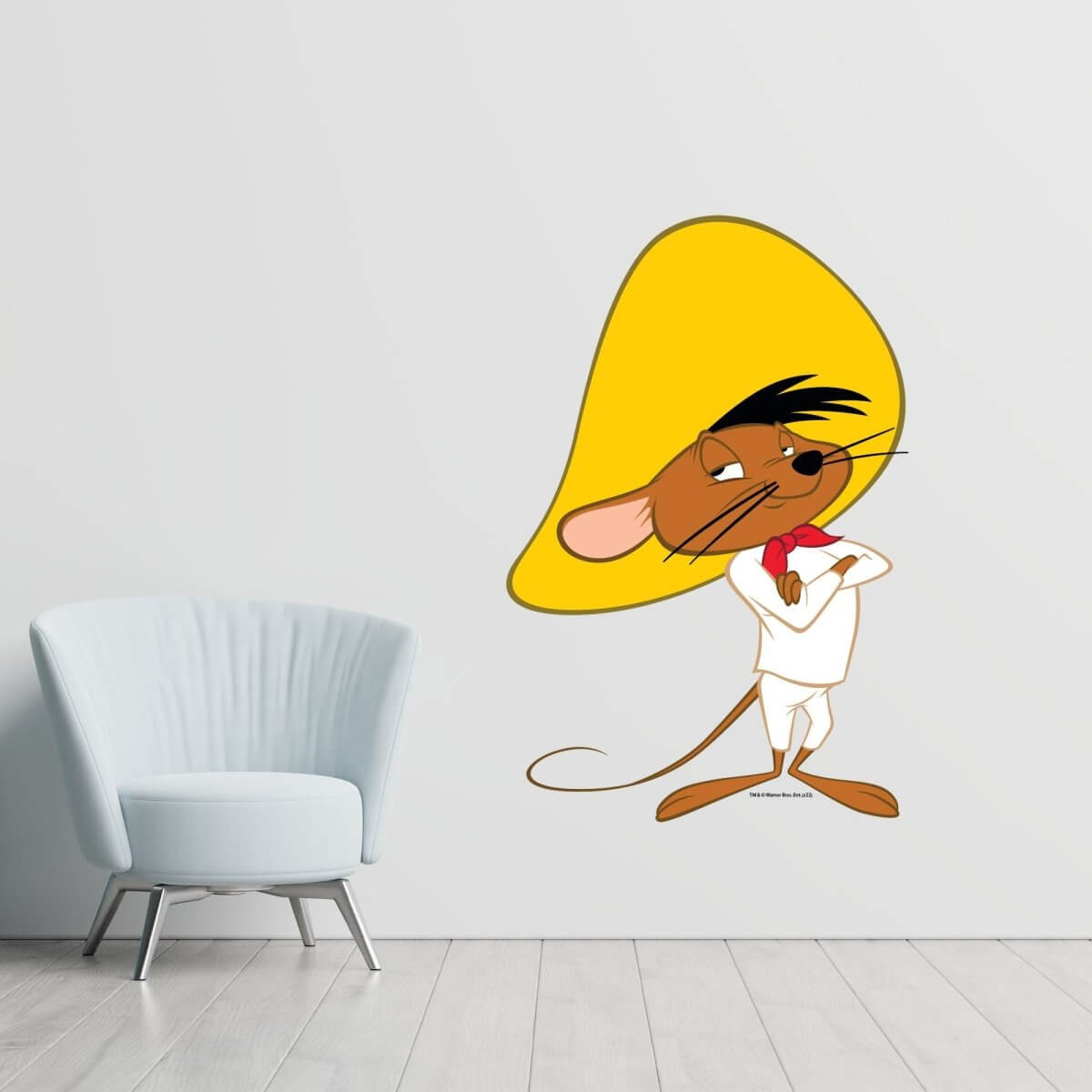 Kismet Decals Looney Tunes Speedy Gonzales Licensed Wall Sticker - Easy DIY Home & Kids Room Decor Wall Decal Art - Kismet Decals