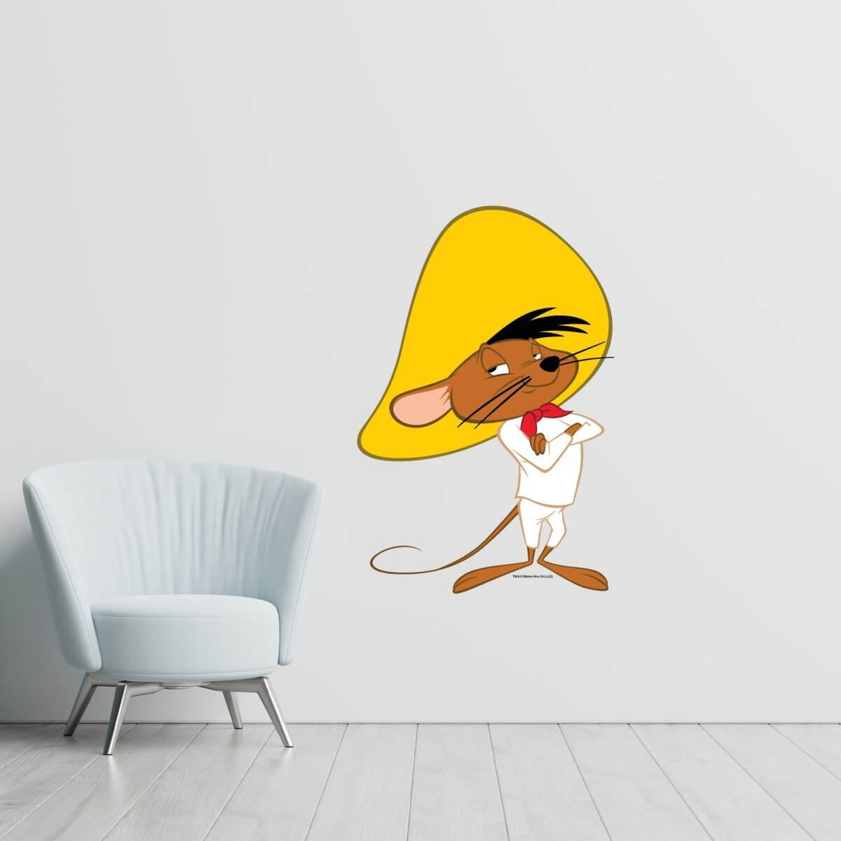 Kismet Decals Looney Tunes Speedy Gonzales Licensed Wall Sticker - Easy DIY Home & Kids Room Decor Wall Decal Art - Kismet Decals