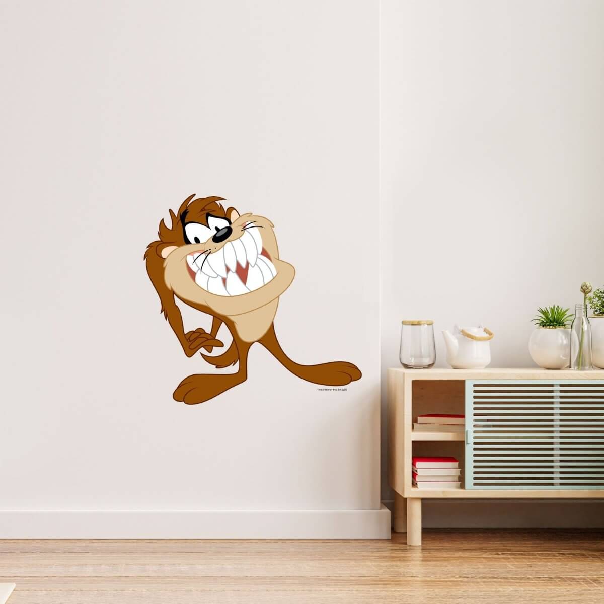 Kismet Decals Looney Tunes Taz Innocent Licensed Wall Sticker - Easy DIY Home & Kids Room Decor Wall Decal Art - Kismet Decals