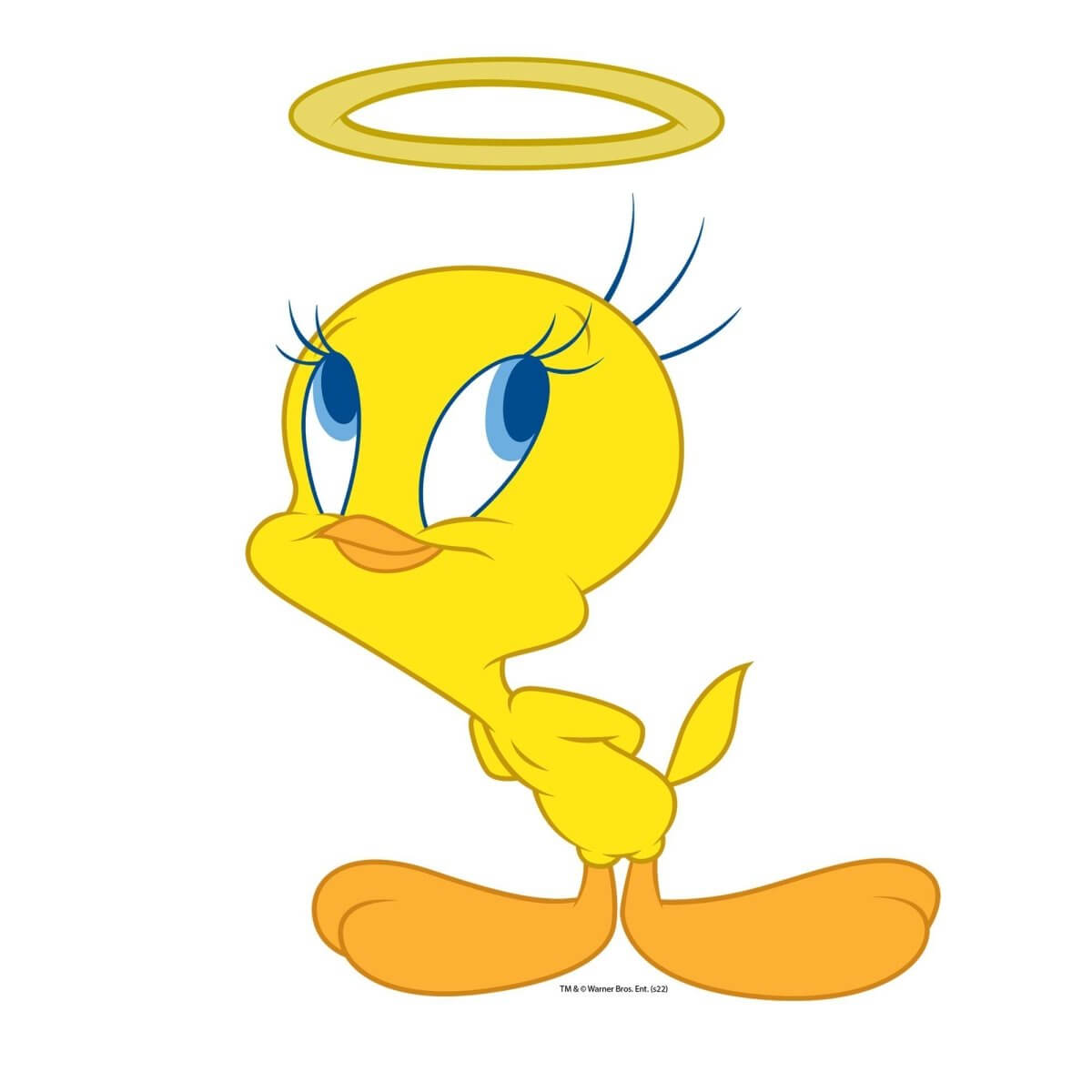 Kismet Decals Looney Tunes Tweety Bird Angelic Licensed Wall Sticker - Easy DIY Home & Kids Room Decor Wall Decal Art - Kismet Decals