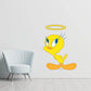 Kismet Decals Looney Tunes Tweety Bird Angelic Licensed Wall Sticker - Easy DIY Home & Kids Room Decor Wall Decal Art - Kismet Decals