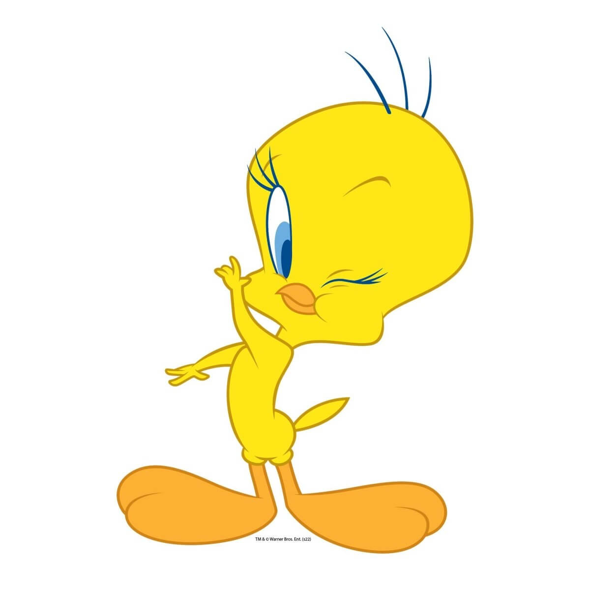 Kismet Decals Looney Tunes Tweety Bird Devious Licensed Wall Sticker - Easy DIY Home & Kids Room Decor Wall Decal Art - Kismet Decals