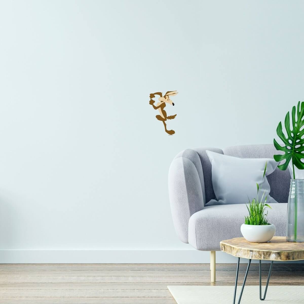 Kismet Decals Looney Tunes Wile. E Coyote Licensed Wall Sticker - Easy DIY Home & Kids Room Decor Wall Decal Art - Kismet Decals