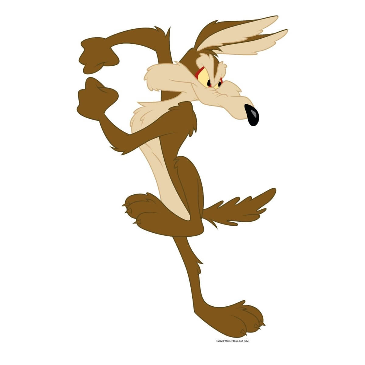 Kismet Decals Looney Tunes Wile. E Coyote Licensed Wall Sticker - Easy DIY Home & Kids Room Decor Wall Decal Art - Kismet Decals