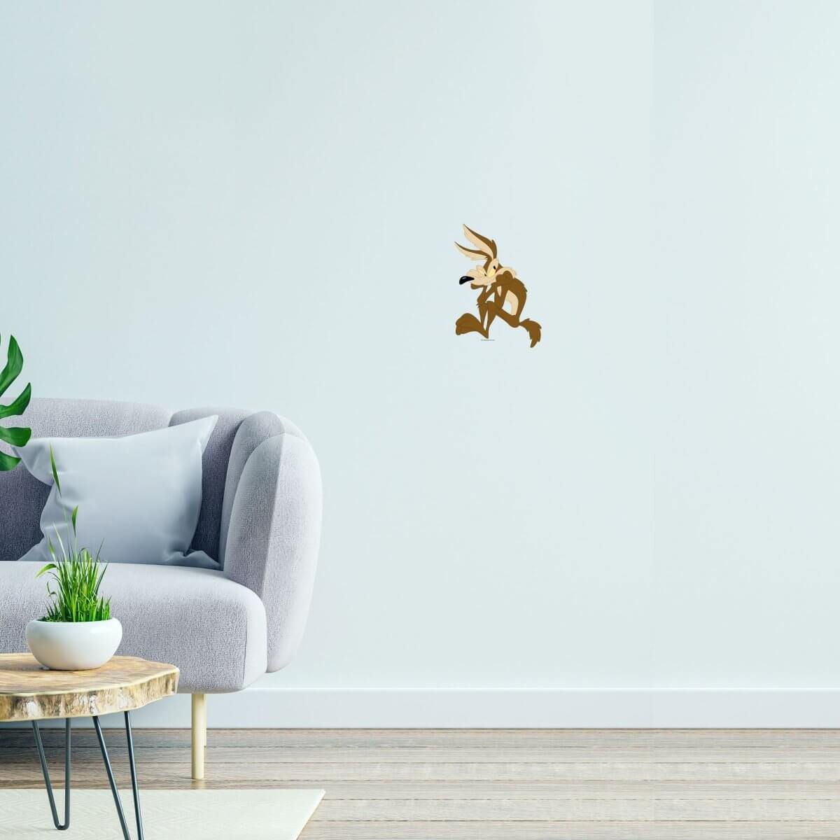 Kismet Decals Looney Tunes Wile. E Master Planner Licensed Wall Sticker - Easy DIY Home & Kids Room Decor Wall Decal Art - Kismet Decals