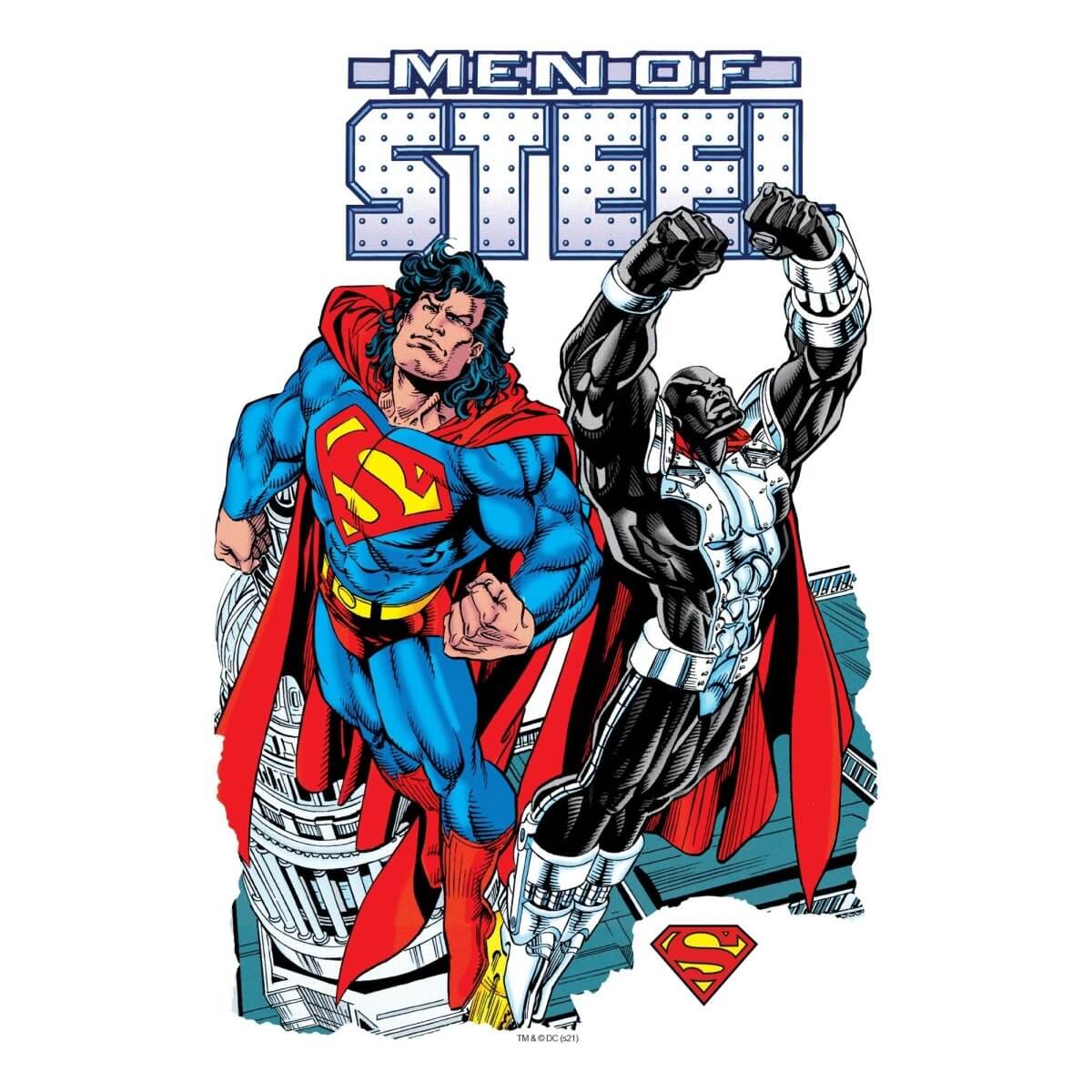 Kismet Decals Men of Steel #14 Comic Cover Series Licensed Wall Sticker - Easy DIY Home & Room Decor Wall Art - Kismet Decals