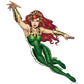 Kismet Decals Mera Aquawoman Licensed Wall Sticker - Easy DIY Justice League Home & Room Decor Wall Art - Kismet Decals