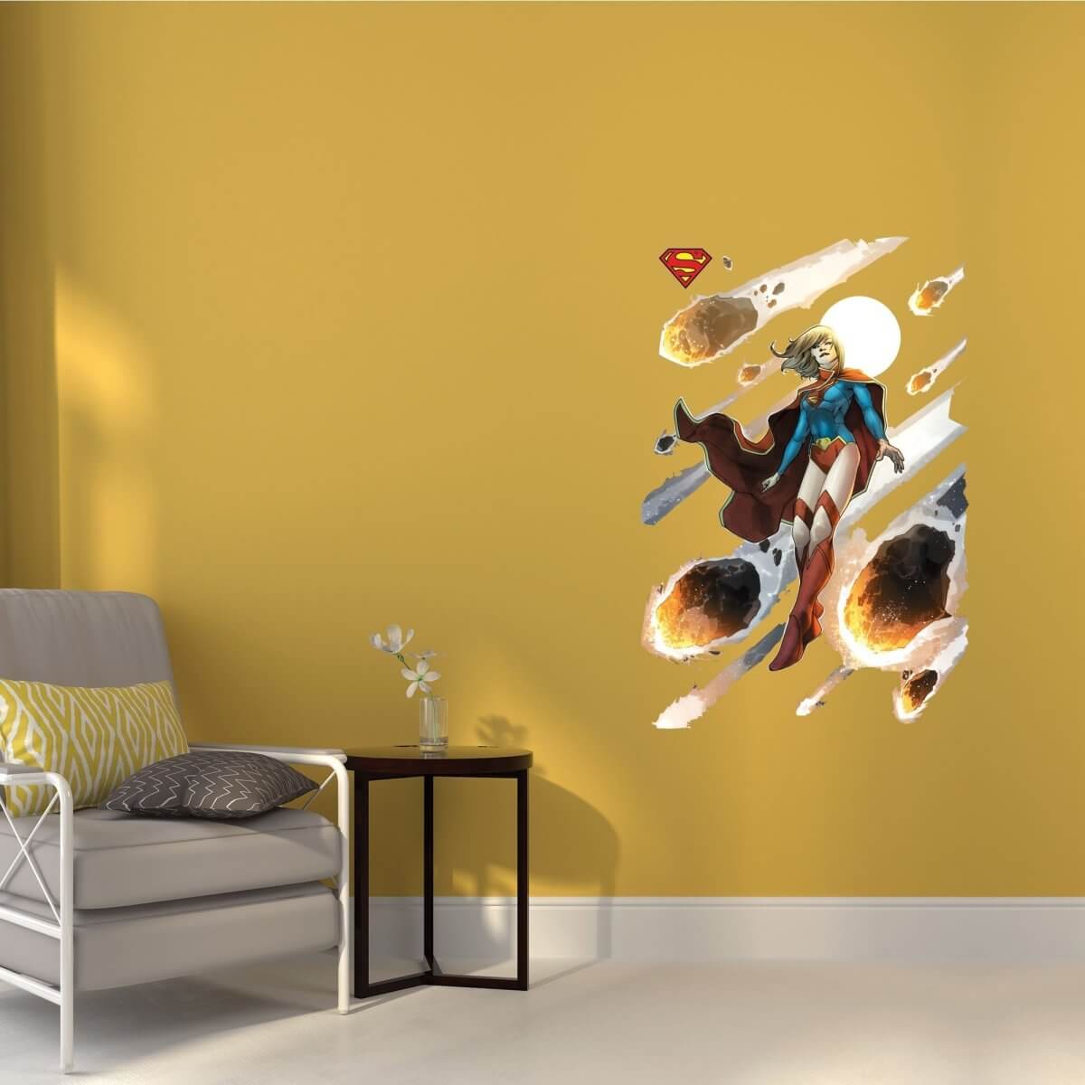 Kismet Decals New 52 Supergirl #1 Comic Cover Series Licensed Wall Sticker - Easy DIY Home & Room Decor Wall Art - Kismet Decals