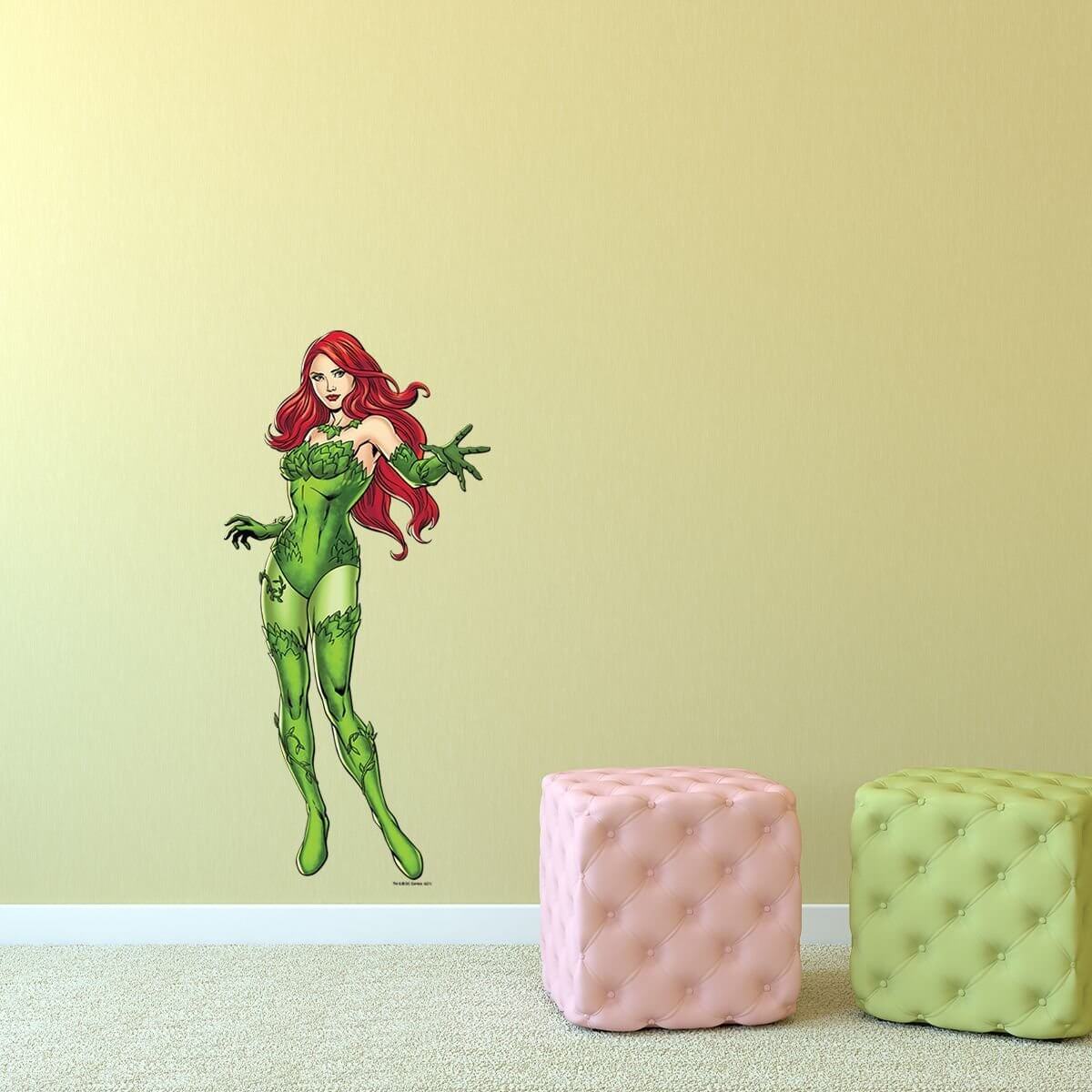 Kismet Decals Poison Ivy Daunting Licensed Wall Sticker - Easy DIY Justice League Home & Room Decor Wall Art - Kismet Decals