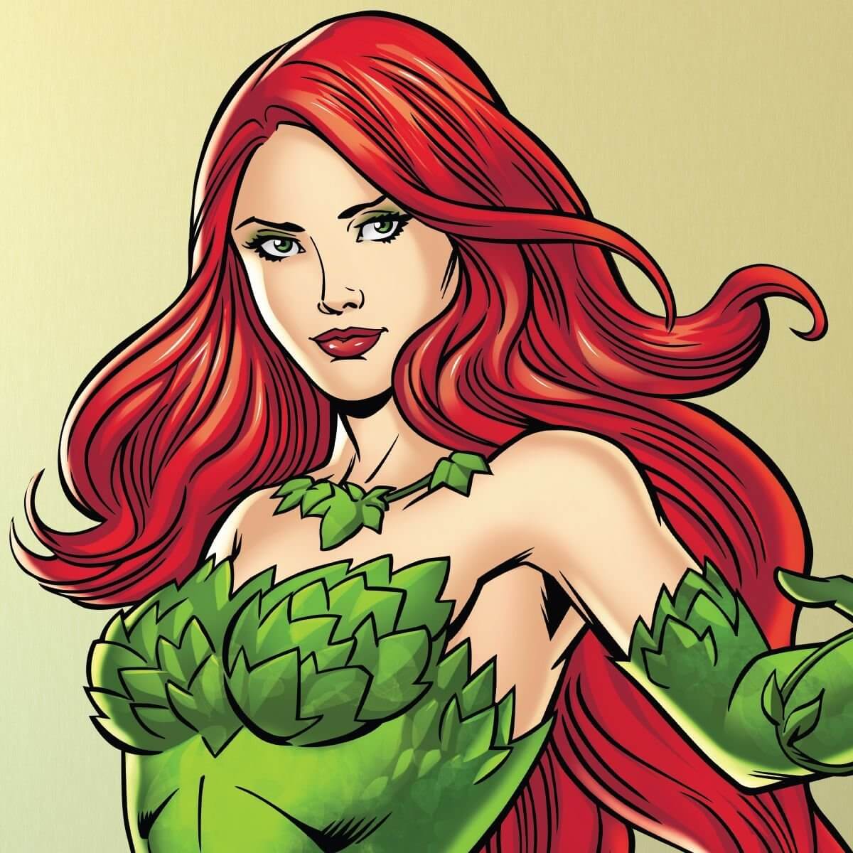 Kismet Decals Poison Ivy Daunting Licensed Wall Sticker - Easy DIY Justice League Home & Room Decor Wall Art - Kismet Decals