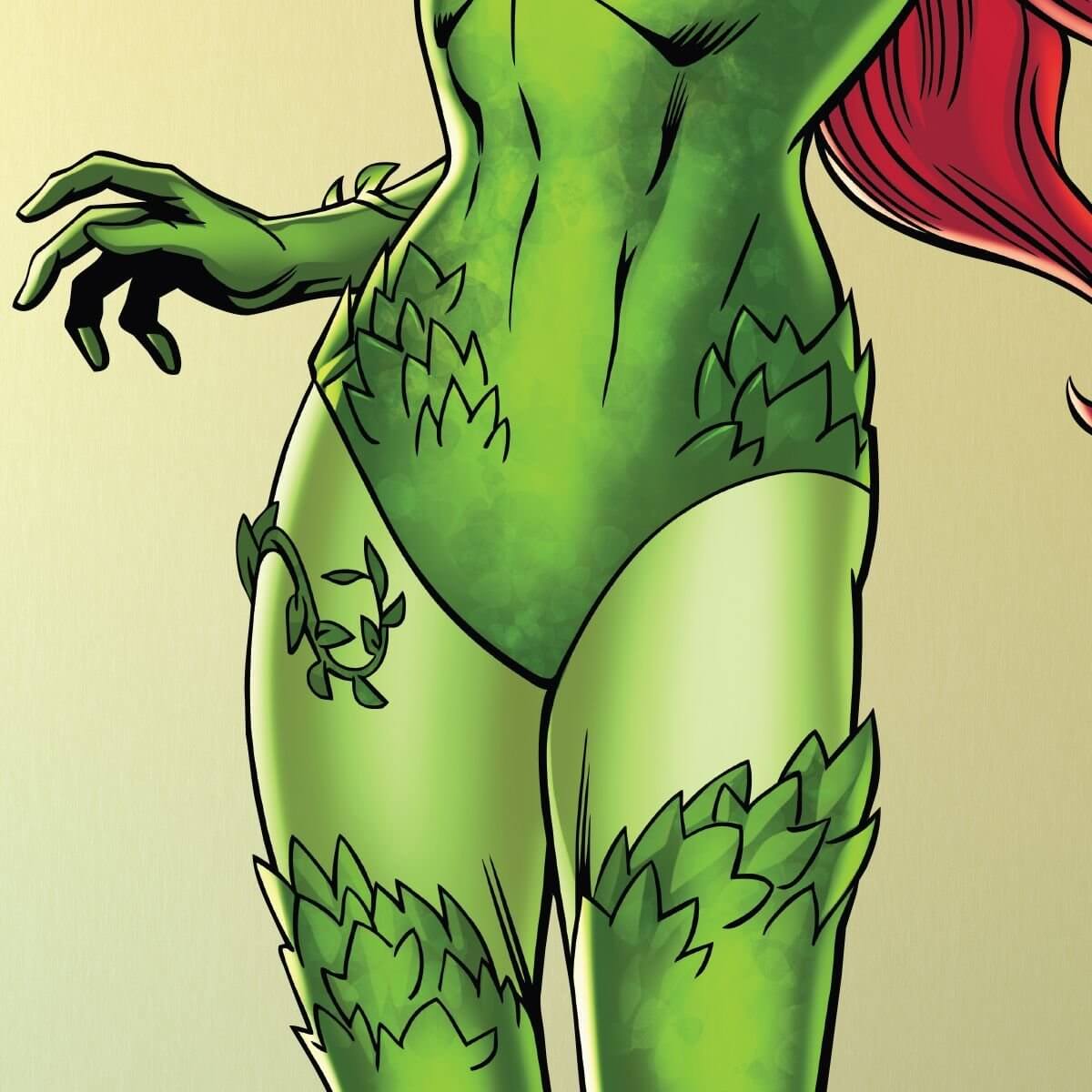Kismet Decals Poison Ivy Daunting Licensed Wall Sticker - Easy DIY Justice League Home & Room Decor Wall Art - Kismet Decals