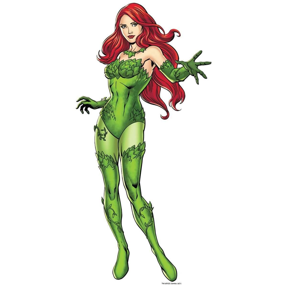 Kismet Decals Poison Ivy Daunting Licensed Wall Sticker - Easy DIY Justice League Home & Room Decor Wall Art - Kismet Decals