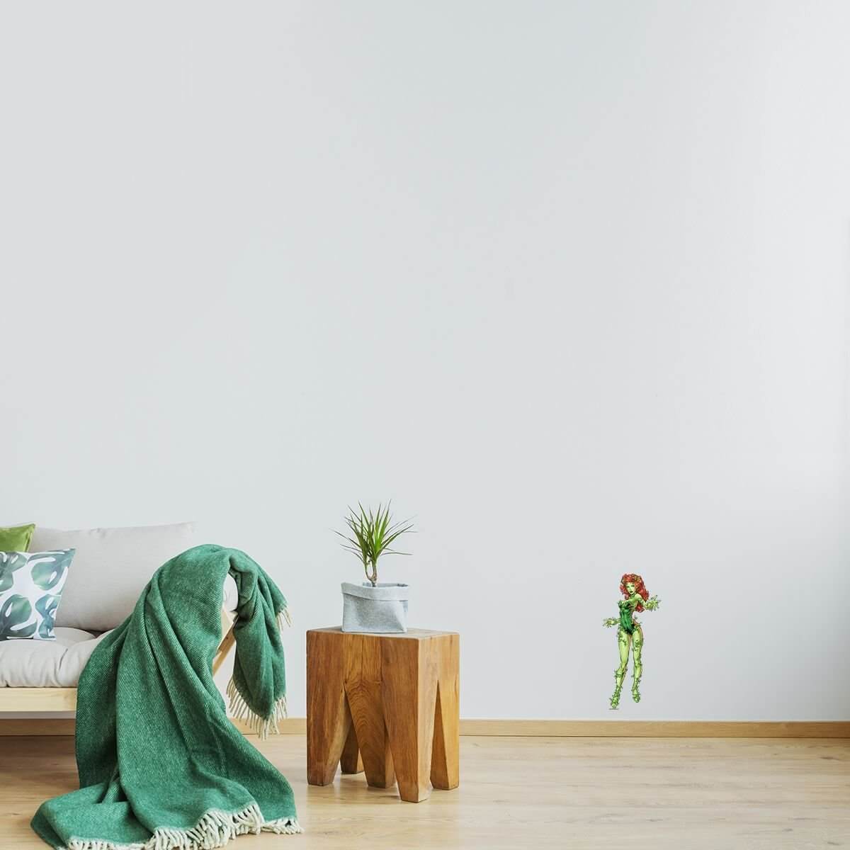 Kismet Decals Poison Ivy Eco-Villain Licensed Wall Sticker - Easy DIY Justice League Home & Room Decor Wall Art - Kismet Decals