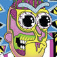 Kismet Decals Rick & Morty Pop Culture Space 1 Licensed Wall Sticker - Easy DIY Home & Kids Room Decor Wall Decal Art - Kismet Decals