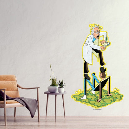 Kismet Decals Rick & Morty Pop Culture Space 3 Licensed Wall Sticker - Easy DIY Home & Kids Room Decor Wall Decal Art - Kismet Decals