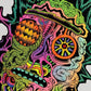 Kismet Decals Rick & Morty Psychedelic Monsters 1 Licensed Wall Sticker - Easy DIY Home & Kids Room Decor Wall Decal Art - Kismet Decals
