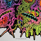 Kismet Decals Rick & Morty Psychedelic Monsters 1 Licensed Wall Sticker - Easy DIY Home & Kids Room Decor Wall Decal Art - Kismet Decals