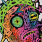 Kismet Decals Rick & Morty Psychedelic Monsters 1 Licensed Wall Sticker - Easy DIY Home & Kids Room Decor Wall Decal Art - Kismet Decals