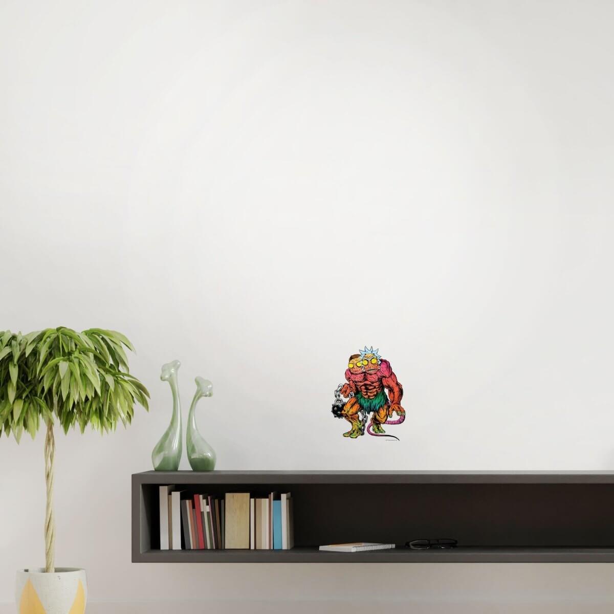 Kismet Decals Rick & Morty Psychedelic Monsters 2 Licensed Wall Sticker - Easy DIY Home & Kids Room Decor Wall Decal Art - Kismet Decals