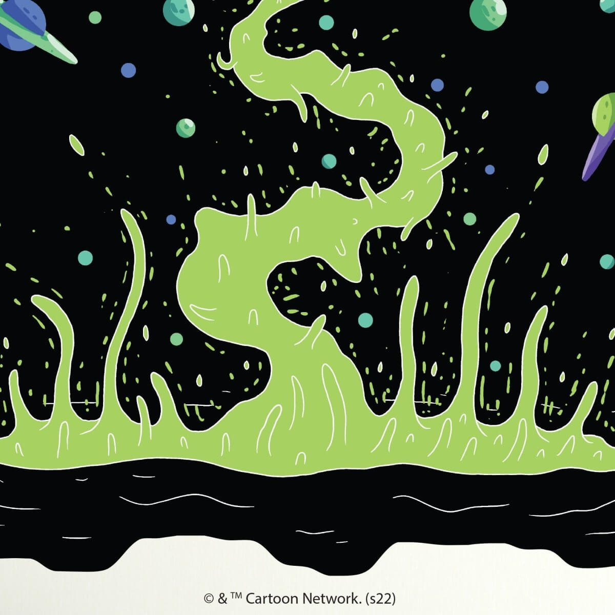 Kismet Decals Rick & Morty Psychedelic Monsters 6 Licensed Wall Sticker - Easy DIY Home & Kids Room Decor Wall Decal Art - Kismet Decals
