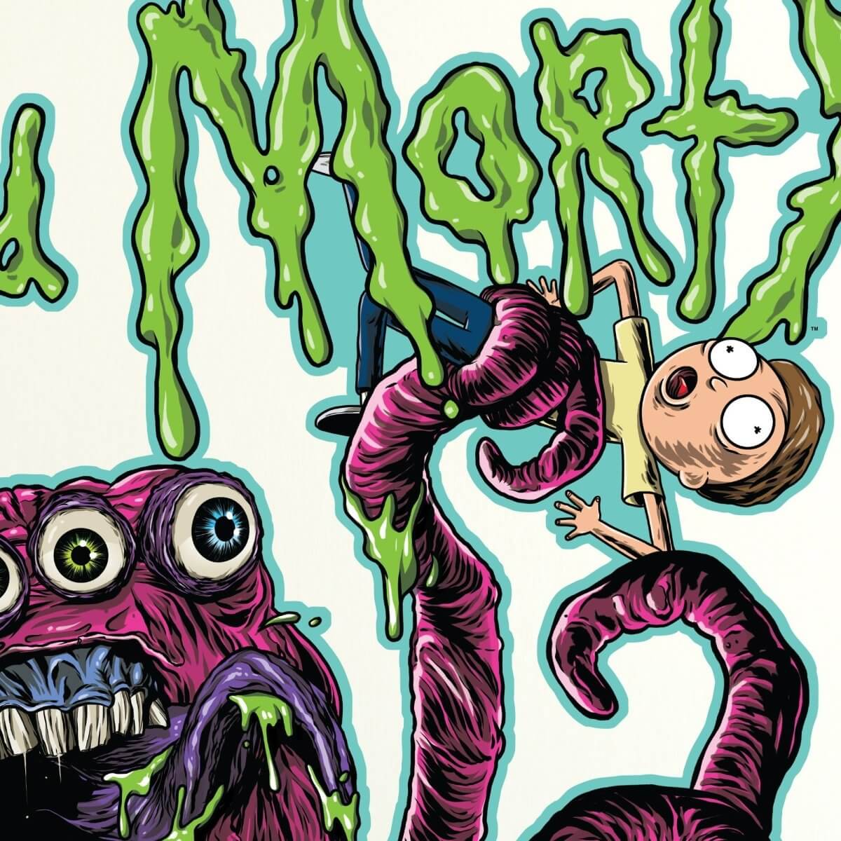 Kismet Decals Rick & Morty Psychedelic Monsters 7 Licensed Wall Sticker - Easy DIY Home & Kids Room Decor Wall Decal Art - Kismet Decals