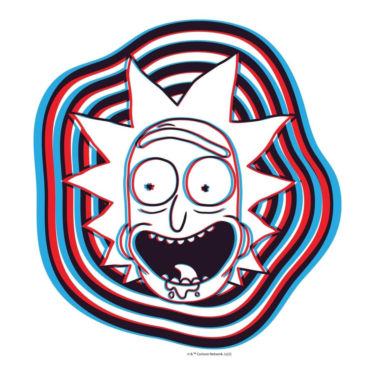Kismet Decals Rick & Morty Vaporwave Sci-Fi 5 Licensed Wall Sticker - Easy DIY Home & Kids Room Decor Wall Decal Art - Kismet Decals