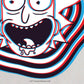 Kismet Decals Rick & Morty Vaporwave Sci-Fi 5 Licensed Wall Sticker - Easy DIY Home & Kids Room Decor Wall Decal Art - Kismet Decals