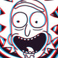 Kismet Decals Rick & Morty Vaporwave Sci-Fi 5 Licensed Wall Sticker - Easy DIY Home & Kids Room Decor Wall Decal Art - Kismet Decals