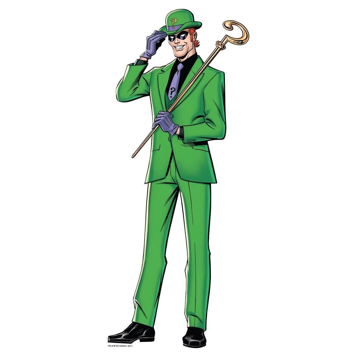 Kismet Decals Riddler Super-Eccentric Licensed Wall Sticker - Easy DIY Justice League Home & Room Decor Wall Art - Kismet Decals